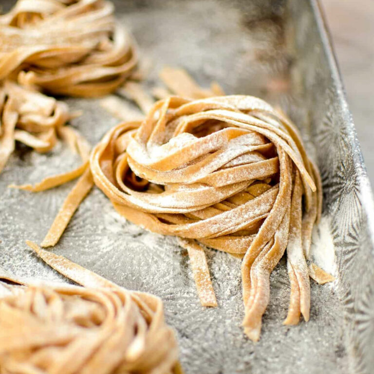 Homemade Whole Wheat Pasta