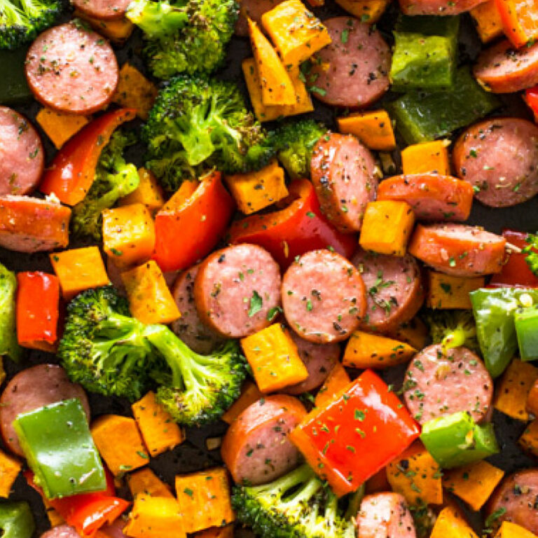Sheet Pan Sausage and Veggies