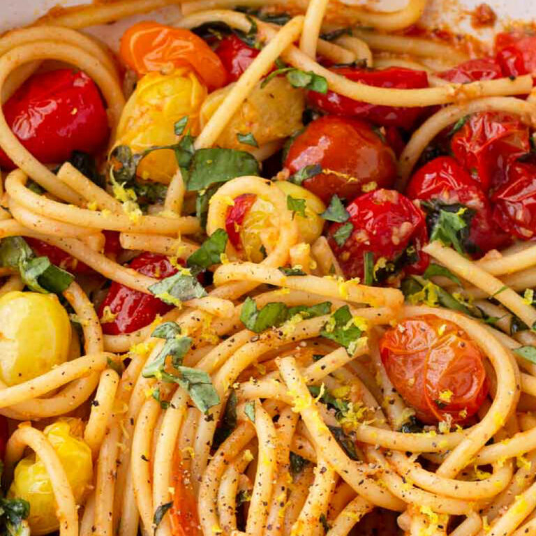 Skillet Pasta with Cherry Tomato Sauce