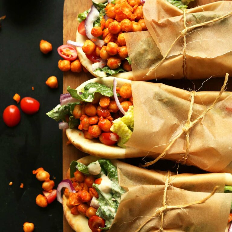 Buffalo Chickpea Wrap