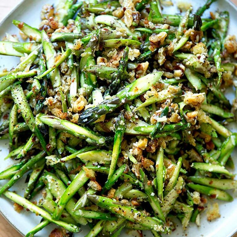 Raw Asparagus Salad