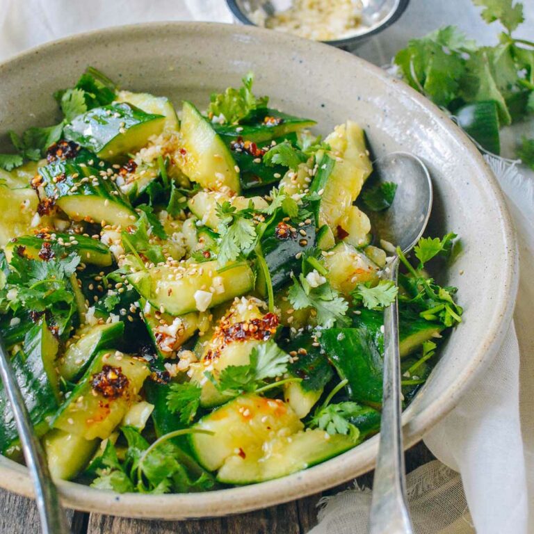 Smashed Cucumber Salad