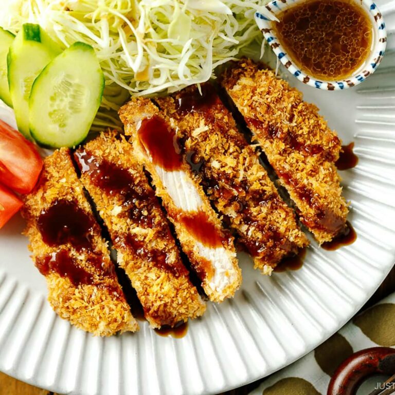 Baked/Air Fried Tonkatsu (Japanese pork cutlet)